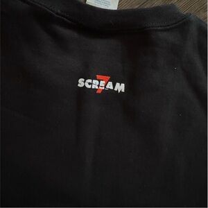 SCREAM 7 Movie Crew Neck Black White Women Men Unisex Sweatshirt Large Sweater